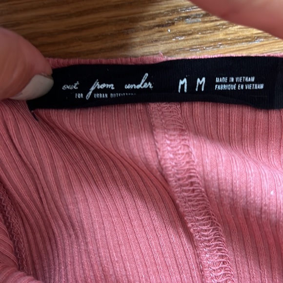 Urban Outfitters bodysuit Mauve / Pink tie up - medium - Picture 8 of 10